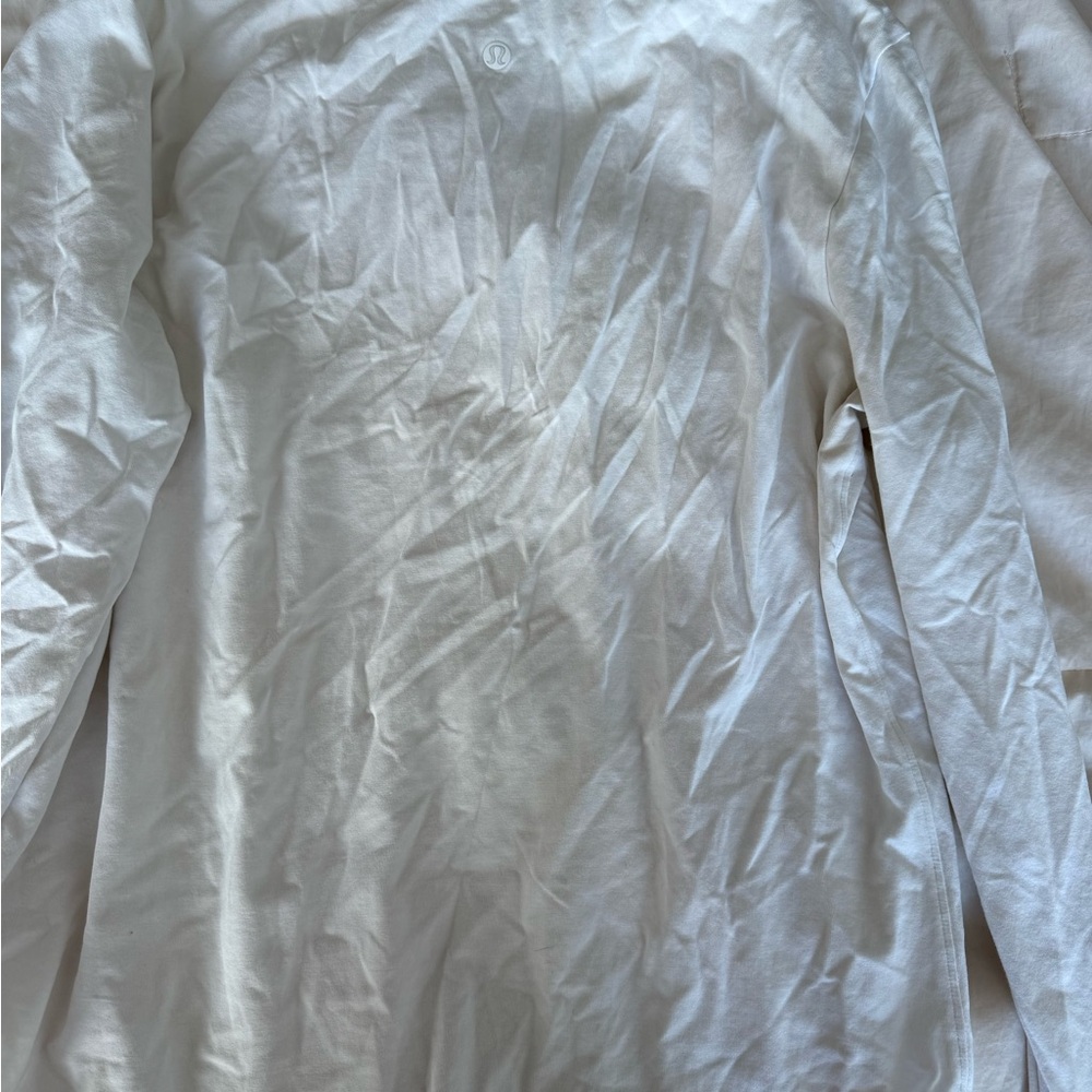lululemon athletica White Long Sleeve Tee